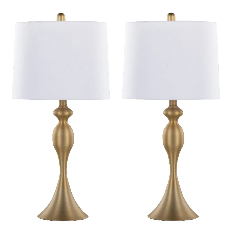 modern minimalist table lamps for contemporary living roomsmodern minimalist table lamps for contemporary living roomsAshland 27" Metal Table Lamp - Set of 2 By LumiSource - GTS27-ASHLND AUW2