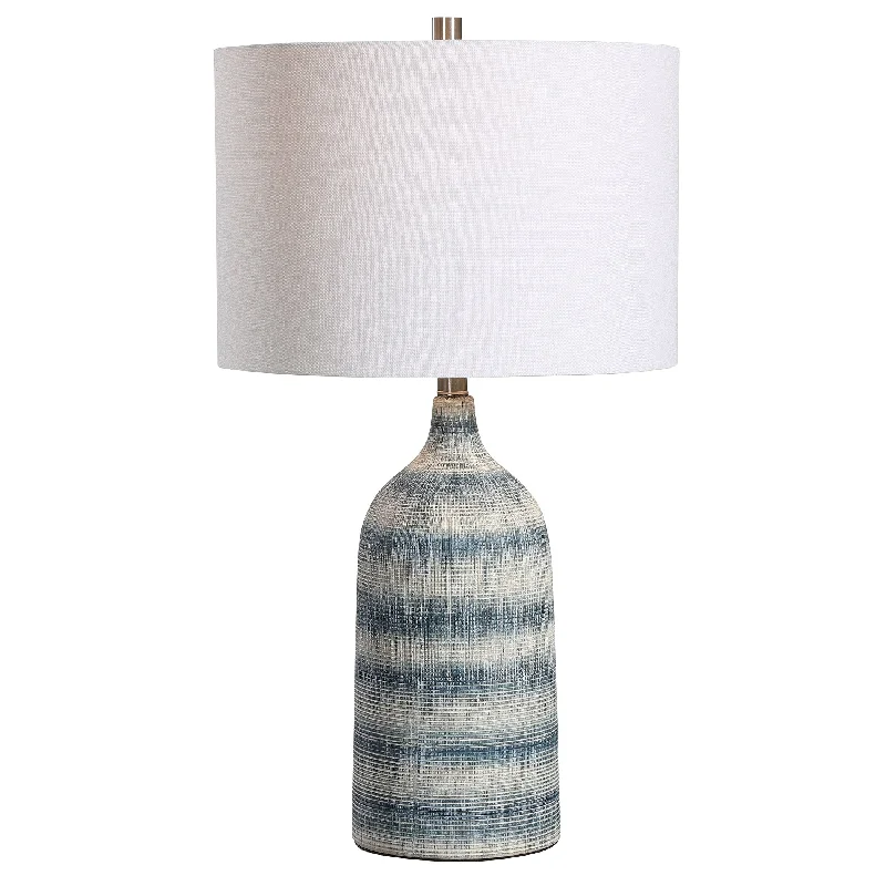modern minimalist table lamps for contemporary living roomsmodern minimalist table lamps for contemporary living roomsBlue and White Ceramic 1-light Table Lamp