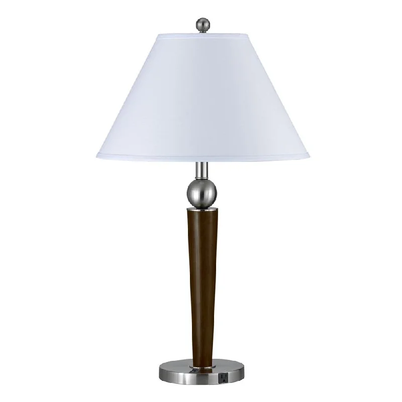 industrial style table lamps with exposed bulbs for loft apartmentsindustrial style table lamps with exposed bulbs for loft apartmentsCal Lighting LA-8005NS-2RBS 60W X 2 1 Outlet 2 Rocker Switch