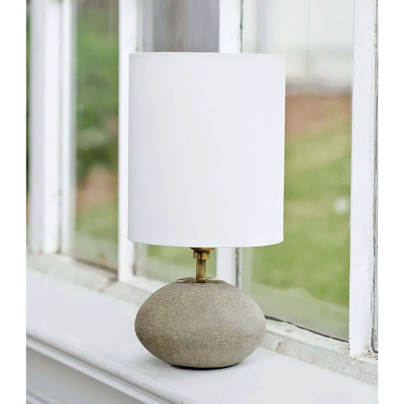 gothic style table lamps with dark finishes for a mysterious lookgothic style table lamps with dark finishes for a mysterious lookConcrete Mini Orb Lamp By Regina Andrew