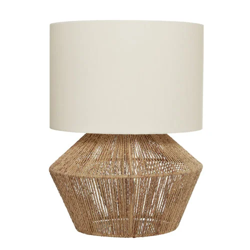 fabric table lamps with a linen shade for a relaxed and breathable lookfabric table lamps with a linen shade for a relaxed and breathable lookCassie Table Lamp White With Natural Thread