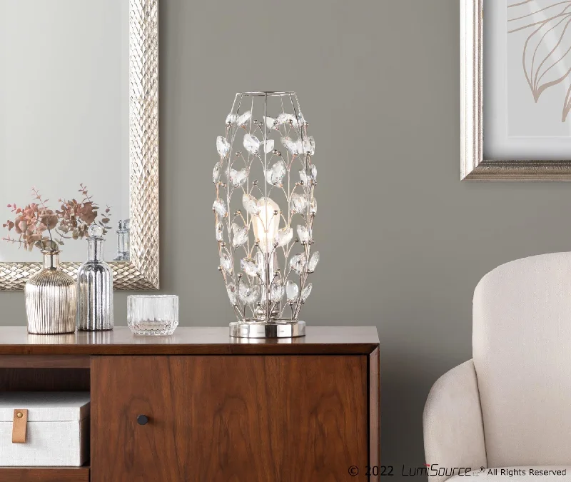 leather table lamps with a distressed texture for a rugged charmleather table lamps with a distressed texture for a rugged charmCrystal Buds 18" Metal Uplight By LumiSource - GUI19-CSTLBD CLPNI