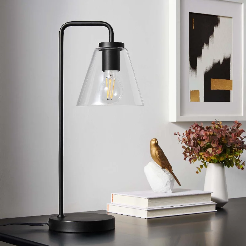 industrial style table lamps with exposed bulbs for loft apartmentsindustrial style table lamps with exposed bulbs for loft apartmentsElement Glass Table Lamp By Modway - EEI-5619
