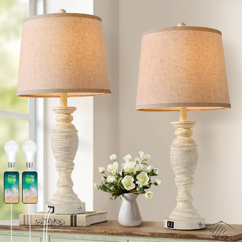 Touch Switch Beige (Bulbs Included)