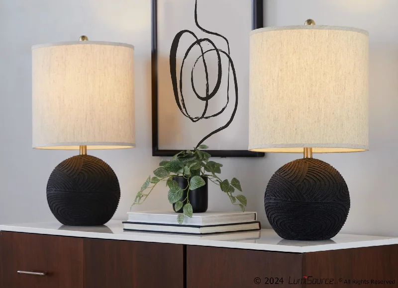 gothic style table lamps with dark finishes for a mysterious lookgothic style table lamps with dark finishes for a mysterious lookKona 23" Polyresin Table Lamp - Set of 2 By LumiSource - GPT22-KONA BKNA2