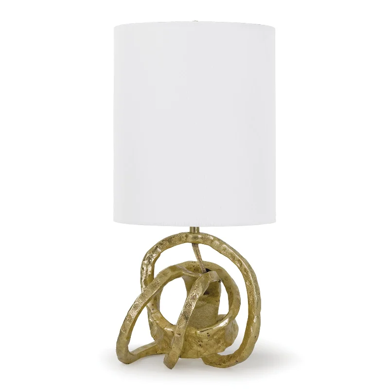 bohemian table lamps with colorful patterns for eclectic bedroomsbohemian table lamps with colorful patterns for eclectic bedroomsMini Knot Lamp Soft Gold By Regina Andrew