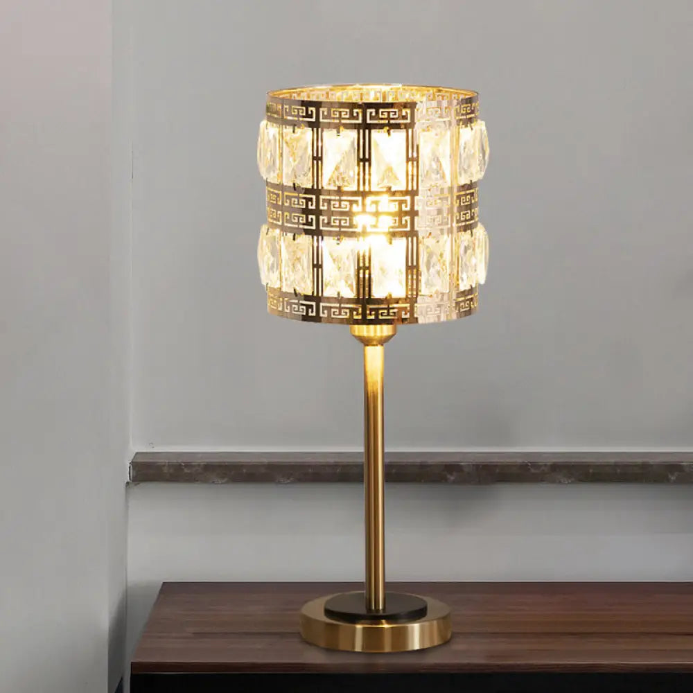rustic farmhouse table lamps for cozy kitchensrustic farmhouse table lamps for cozy kitchensSophie - Cylindrical Table Lamp