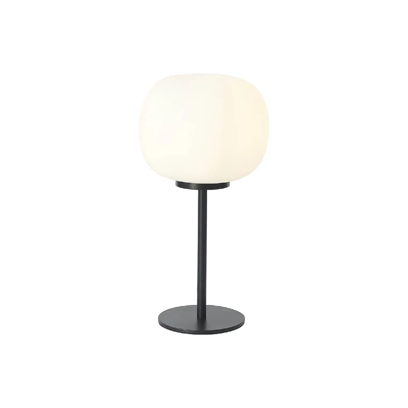 art deco table lamps with geometric shapes for a retro touchart deco table lamps with geometric shapes for a retro touchNelson Lighting NL86459 Sabus 1 Light Table Lamp Matt Black Frosted White