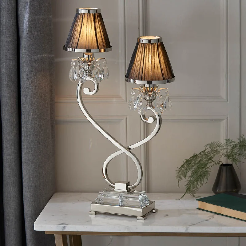 leather table lamps with a distressed texture for a rugged charmleather table lamps with a distressed texture for a rugged charmOksana Nickel Twin Table Lamp & Chocolate Shades leather table lamps with a distressed texture for a rugged charmleather table lamps with a distressed texture for a rugged charmOksana Nickel Twin Table Lamp & Chocolate Shades