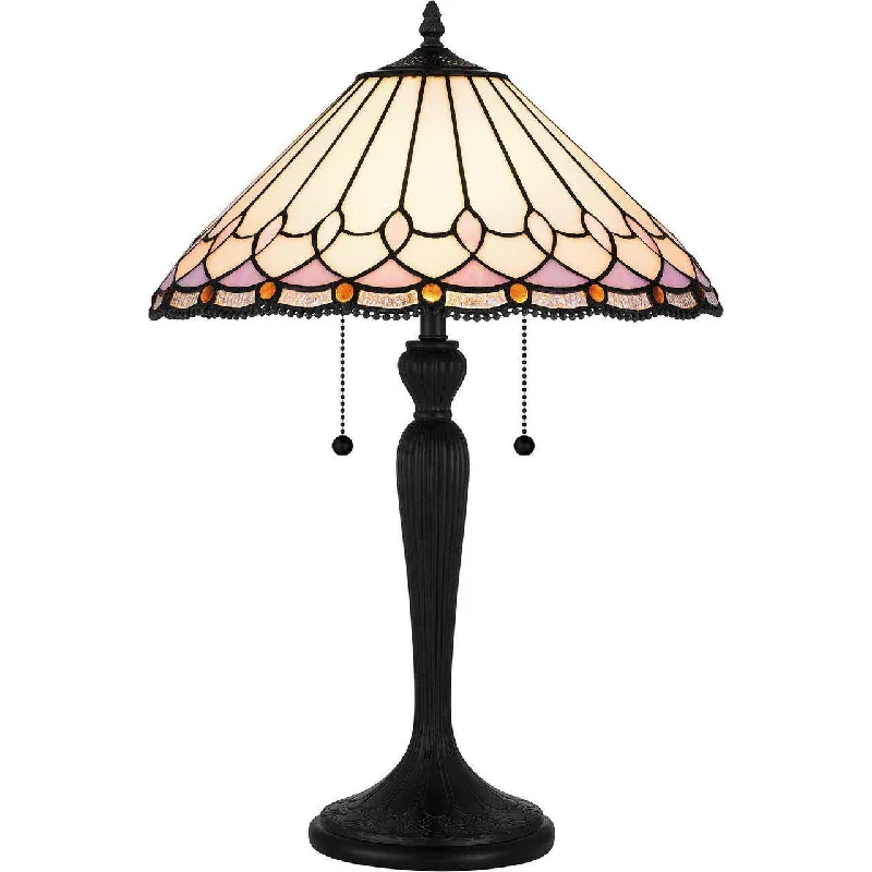 bohemian table lamps with colorful patterns for eclectic bedroomsbohemian table lamps with colorful patterns for eclectic bedroomsTiffany 2-Light Table Lamp