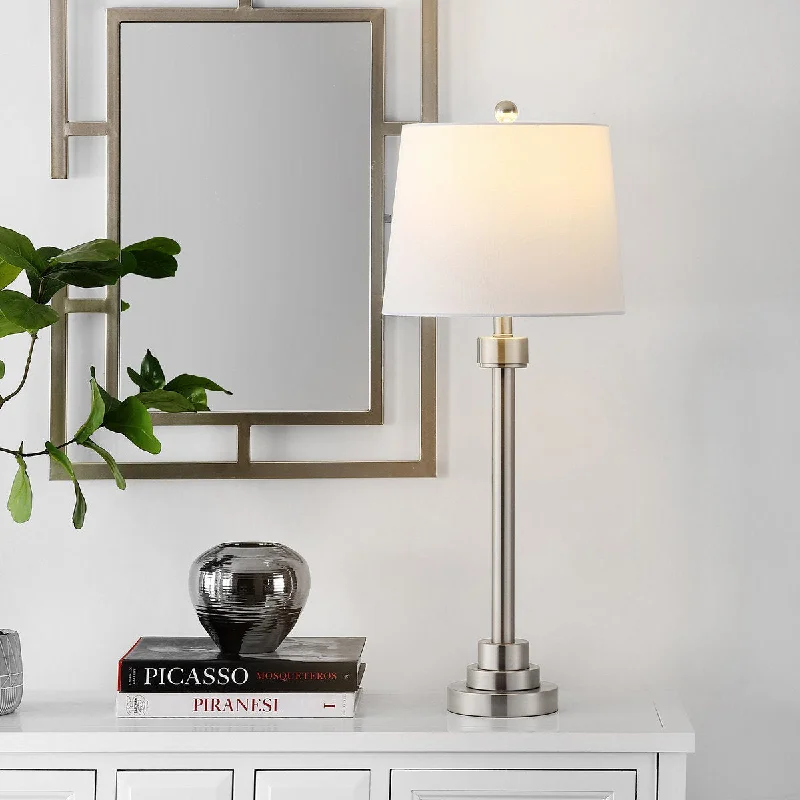 mid century modern table lamps with iconic designs for a stylish studymid century modern table lamps with iconic designs for a stylish studySafavieh Baxter Iron Table Lamp - Nickel