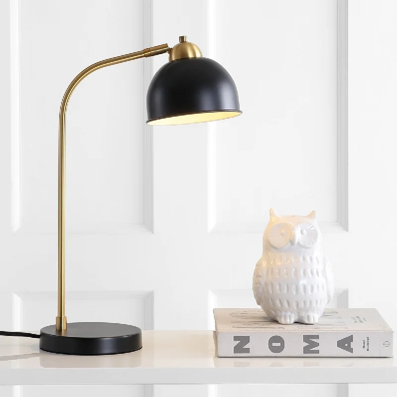 metal table lamps with a matte black finish for a sleek appearancemetal table lamps with a matte black finish for a sleek appearanceSafavieh Bilston Table Lamp - Black