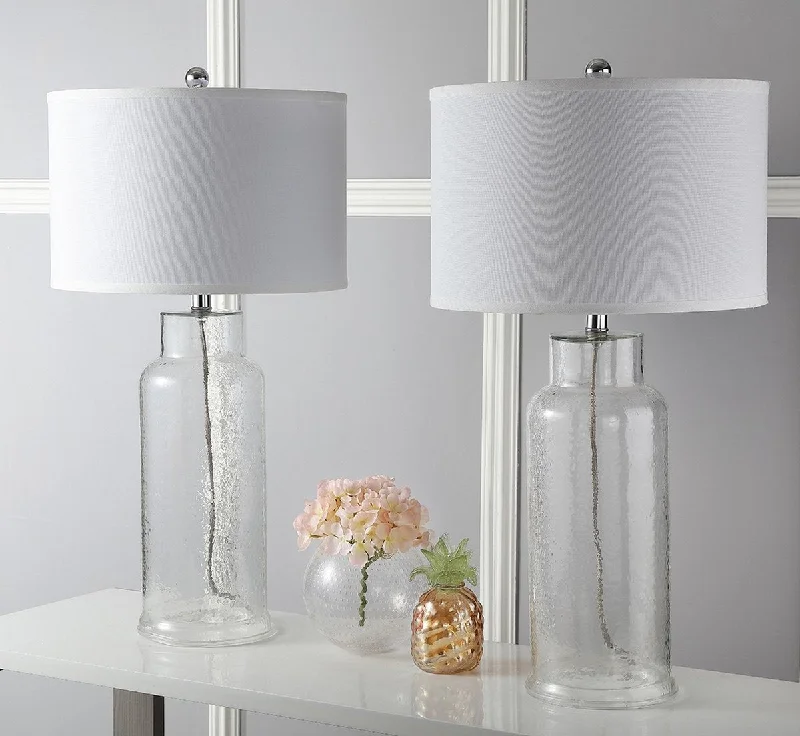 marble table lamps with a luxurious veined pattern for high end decormarble table lamps with a luxurious veined pattern for high end decorSafavieh Bottle 29-Inch H Glass Table Lamp Set Of 2 - Clear