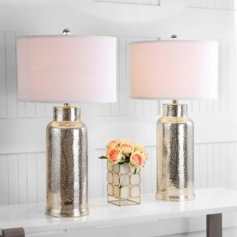 glass table lamps with a frosted surface for soft light diffusionglass table lamps with a frosted surface for soft light diffusionSafavieh Bottle 29-Inch H Glass Table Lamp Set Of 2 - Ivory