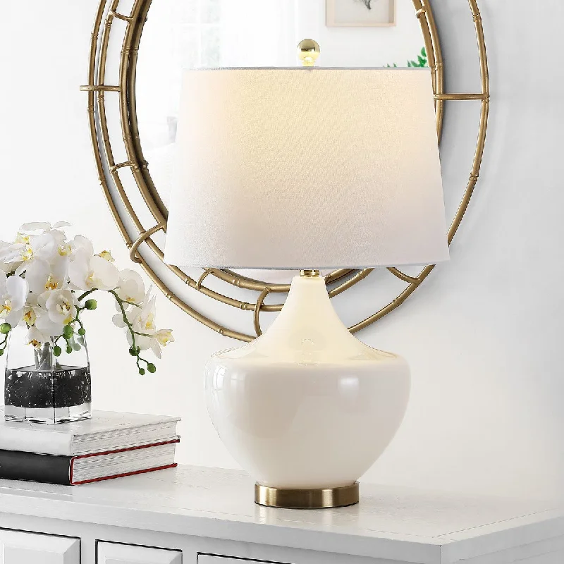 coastal style table lamps with nautical elements for beach housescoastal style table lamps with nautical elements for beach housesSafavieh Demra Table Lamp - White