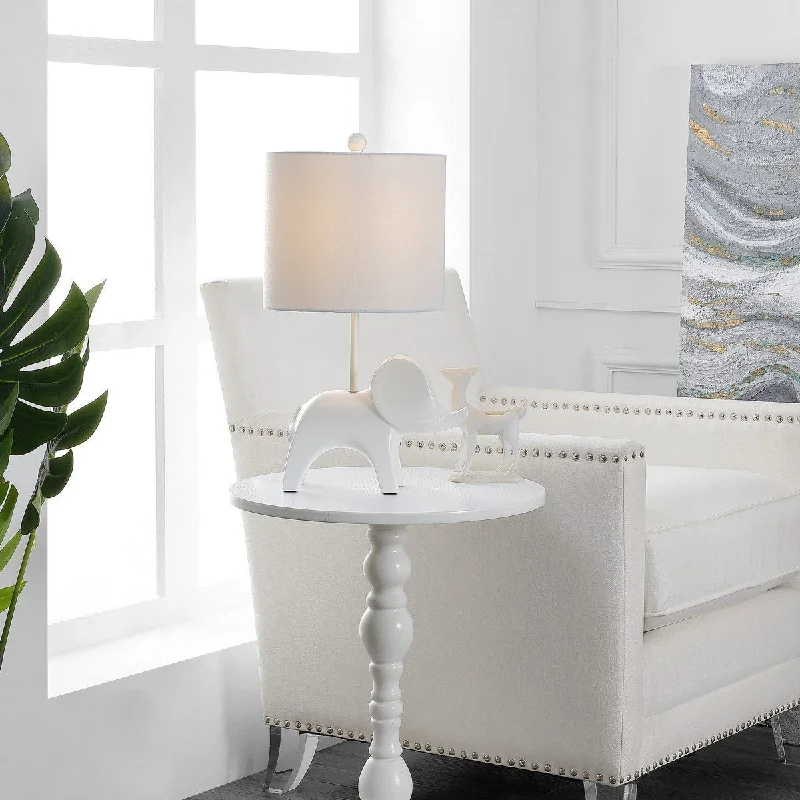 modern minimalist table lamps for contemporary living roomsmodern minimalist table lamps for contemporary living roomsSafavieh Ellie Elephant Lamp - White