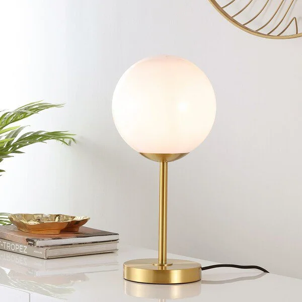 coastal style table lamps with nautical elements for beach housescoastal style table lamps with nautical elements for beach housesSafavieh Gemini Iron Table Lamp - Gold