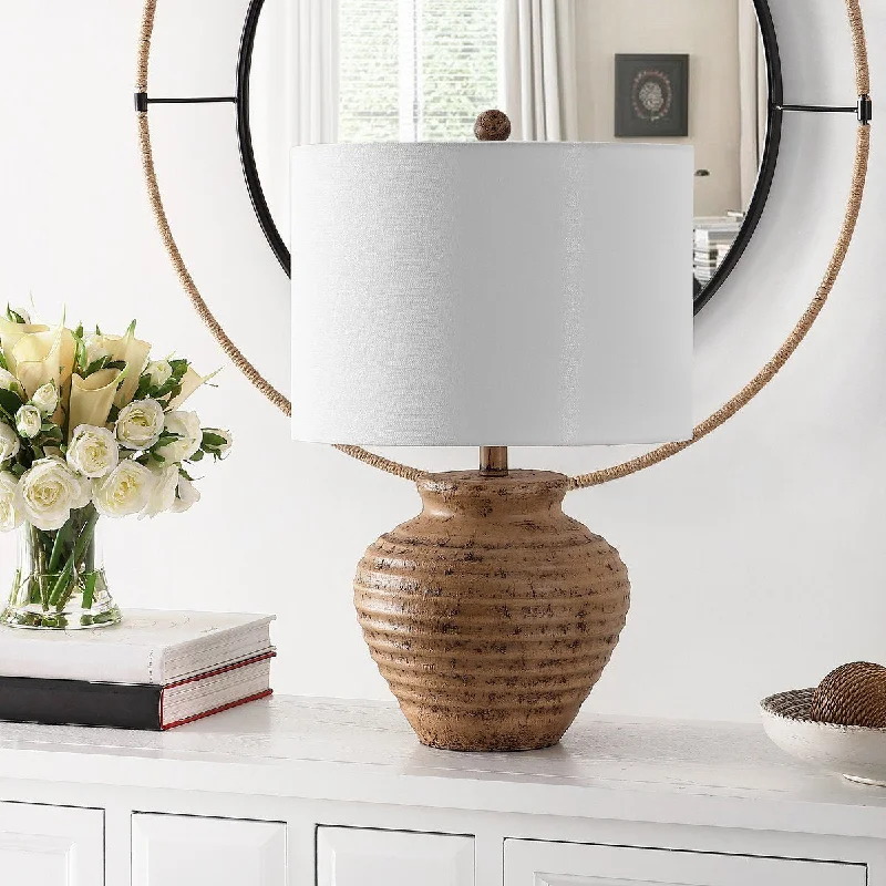 modern minimalist table lamps for contemporary living roomsmodern minimalist table lamps for contemporary living roomsSafavieh Kamryn Resin Table Lamp - Brown
