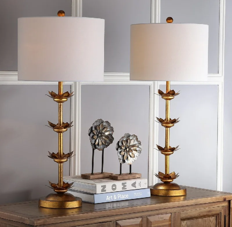 industrial style table lamps with exposed bulbs for loft apartmentsindustrial style table lamps with exposed bulbs for loft apartmentsSafavieh Lani, 32 Inch, Antique Gold, Iron Table Lamp Set Of 2 W/ Usb Port ? Set Of 2 - Antiqued Gold