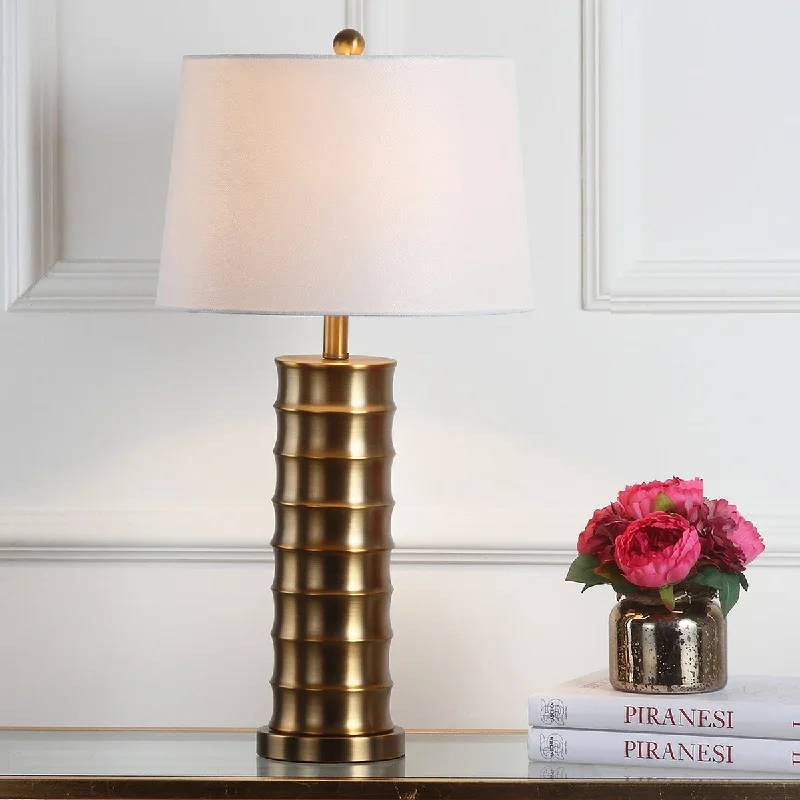 marble table lamps with a luxurious veined pattern for high end decormarble table lamps with a luxurious veined pattern for high end decorSafavieh Linus 28.5-Inch H Brass Column Table Lamp Set Of 2 - Gold