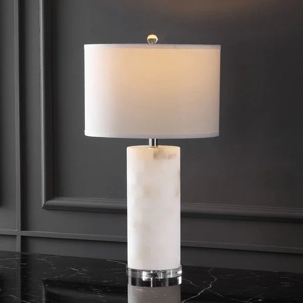 marble table lamps with a luxurious veined pattern for high end decormarble table lamps with a luxurious veined pattern for high end decorSafavieh Massey Rd Alabaster Table Lamp