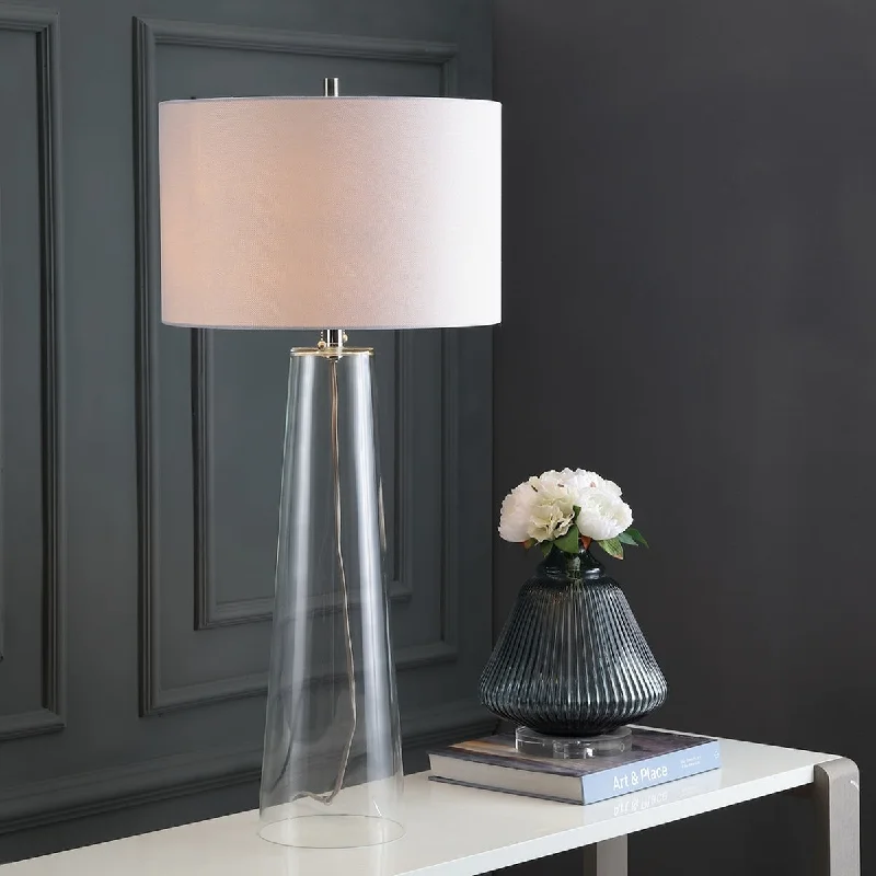 wooden table lamps with natural grain for a warm and organic feelwooden table lamps with natural grain for a warm and organic feelSafavieh Myrtle 38.125-Inch H Table Lamp Set Of 2 - Clear