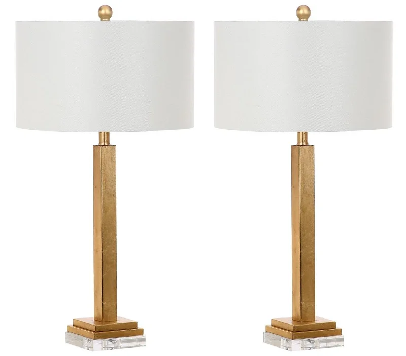 art deco table lamps with geometric shapes for a retro touchart deco table lamps with geometric shapes for a retro touchSafavieh Perri 30-Inch H Crystal Base Table Lamp Set Of 2 - Gold