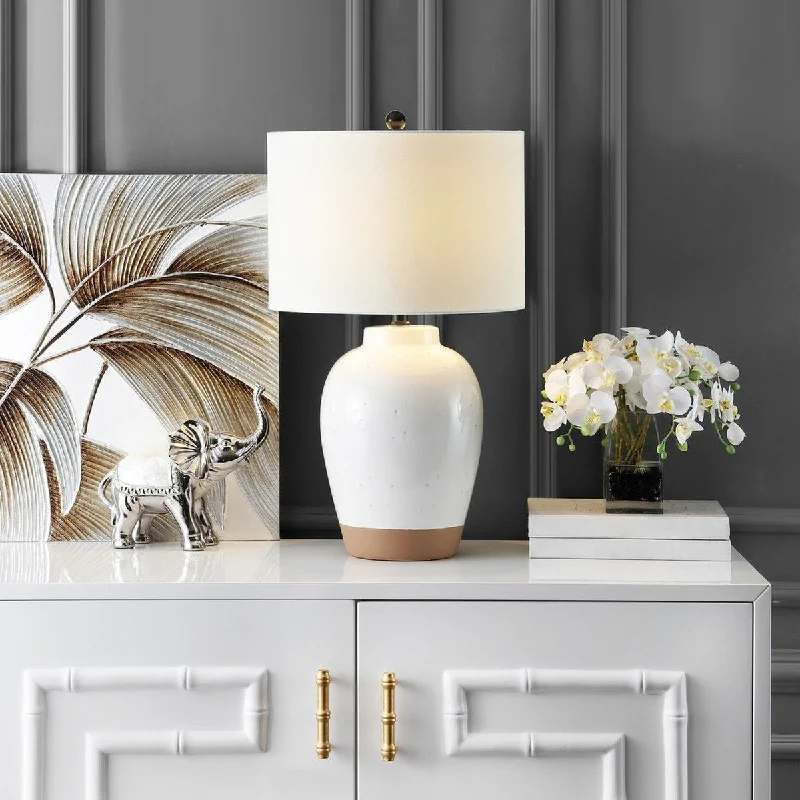 art deco table lamps with geometric shapes for a retro touchart deco table lamps with geometric shapes for a retro touchSafavieh Portcia Table Lamp - Speckled Ivory Glaze With Bottom Clay Color