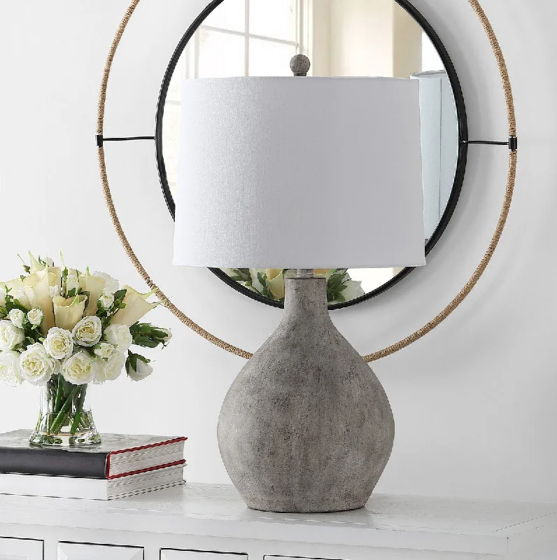 ceramic table lamps with hand painted designs for an artistic touchceramic table lamps with hand painted designs for an artistic touchSafavieh Tolen Table Lamp - Grey
