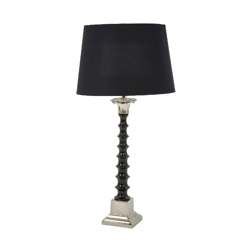 crystal table lamps with dazzling prisms for a glamorous effectcrystal table lamps with dazzling prisms for a glamorous effectSagebrook Home Aluminum 24`` Spine Table Lamp,Black/Silver