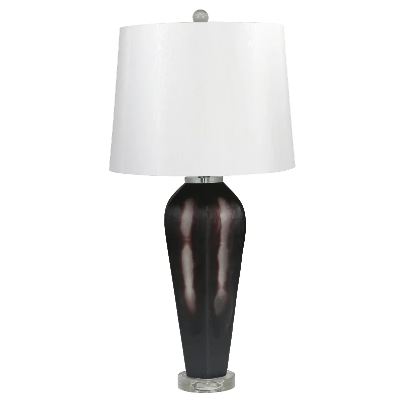 leather table lamps with a distressed texture for a rugged charmleather table lamps with a distressed texture for a rugged charmSagebrook Home Art Glass 33`` Table Lamp, Purple