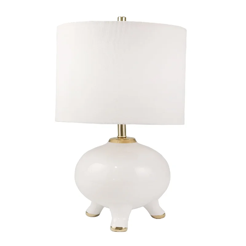 crystal table lamps with dazzling prisms for a glamorous effectcrystal table lamps with dazzling prisms for a glamorous effectSagebrook Home Ceramic 24`` Footed Table Lamp,White