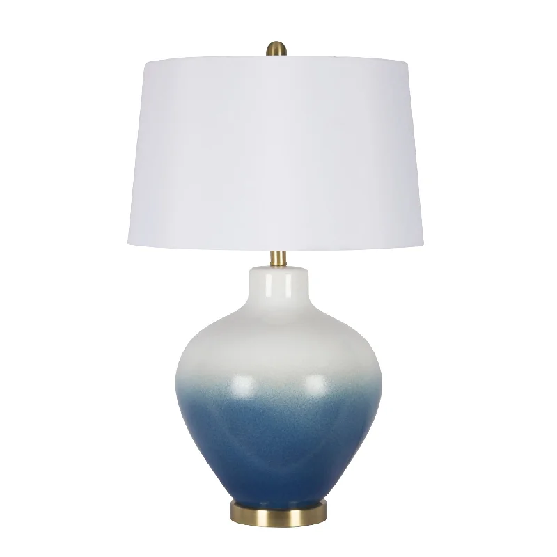 mid century modern table lamps with iconic designs for a stylish studymid century modern table lamps with iconic designs for a stylish studySagebrook Home Ceramic 30`` Jug Table Lamp, White/Blue
