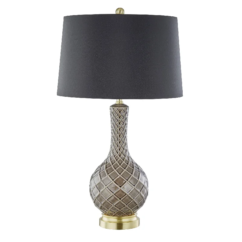 victorian style table lamps with ornate details for traditional homesvictorian style table lamps with ornate details for traditional homesSagebrook Home Ceramic 31`` Embossed Scale Table Lamp, Gray
