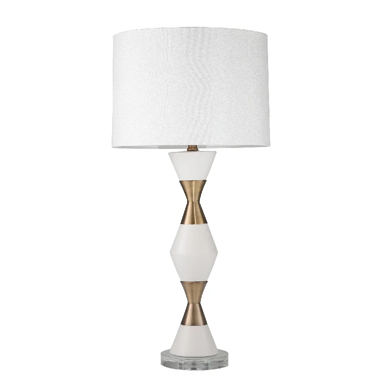 coastal style table lamps with nautical elements for beach housescoastal style table lamps with nautical elements for beach housesSagebrook Home Ceramic 31`` Multi Cone Table Lamp, White/Gold