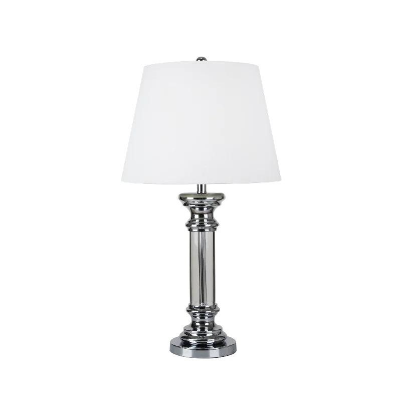 glass table lamps with a frosted surface for soft light diffusionglass table lamps with a frosted surface for soft light diffusionSagebrook Home Crystal 32`` Table Lamp, Clear/Silver