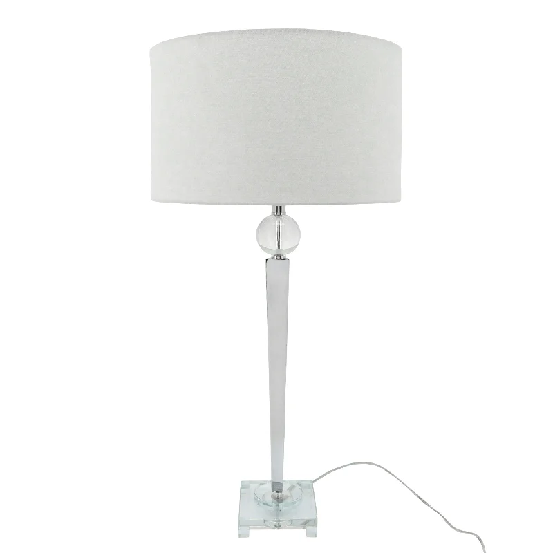ceramic table lamps with hand painted designs for an artistic touchceramic table lamps with hand painted designs for an artistic touchSagebrook Home Crystal/Metal 35`` Table Lamp, Silver