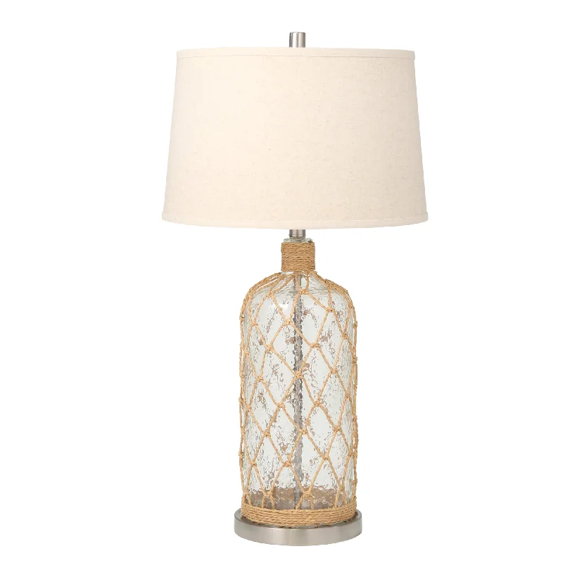 art deco table lamps with geometric shapes for a retro touchart deco table lamps with geometric shapes for a retro touchSagebrook Home Glass 29`` Table Lamp W/ Rope Net Overlay, Clear
