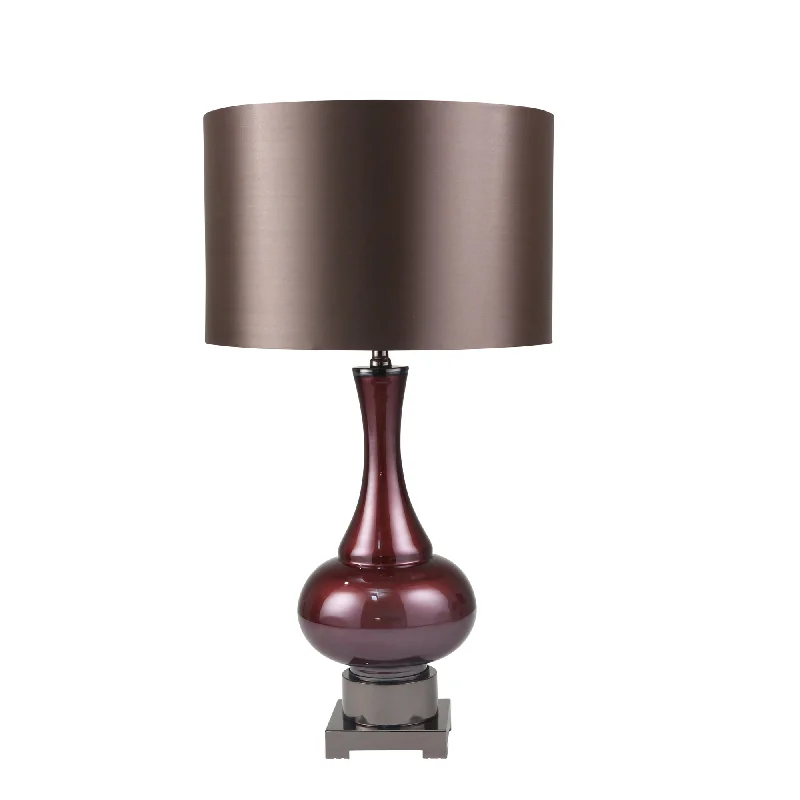 crystal table lamps with dazzling prisms for a glamorous effectcrystal table lamps with dazzling prisms for a glamorous effectSagebrook Home 50381 31" Glass Genie Bottle Table Lamp, Burgundy