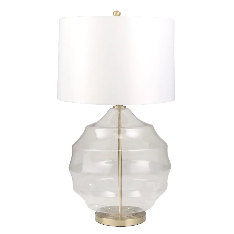 art deco table lamps with geometric shapes for a retro touchart deco table lamps with geometric shapes for a retro touchSagebrook Home 50469 32" Glass Irregular Globe Table Lamp, Clear