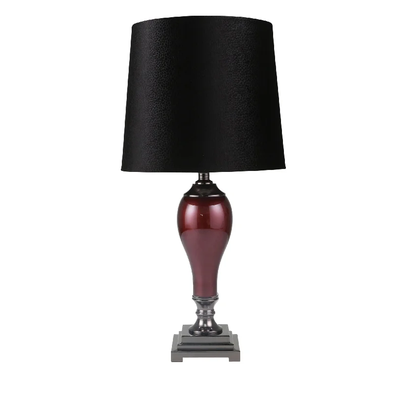 glass table lamps with a frosted surface for soft light diffusionglass table lamps with a frosted surface for soft light diffusionSagebrook Home Glass 32`` Urn Table Lamp, Burgundy