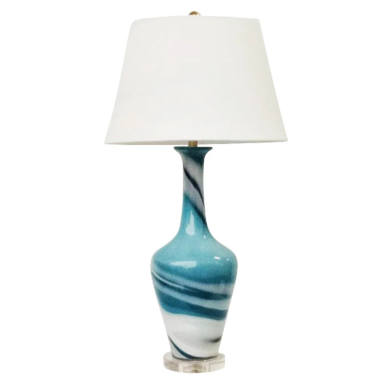 asian inspired table lamps with bamboo accents for a zen atmosphereasian inspired table lamps with bamboo accents for a zen atmosphereSagebrook Home Glass 33`` Table Lamp, Blue Swirl