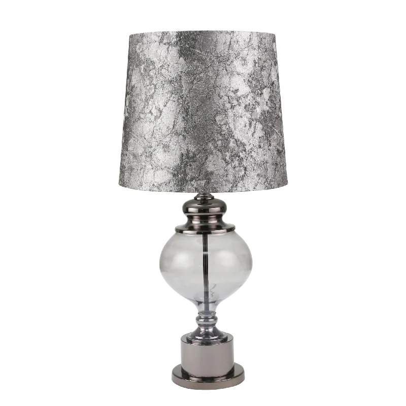 leather table lamps with a distressed texture for a rugged charmleather table lamps with a distressed texture for a rugged charmSagebrook Home 50386 33" Glass Urn Table Lamp, Smoke Gray
