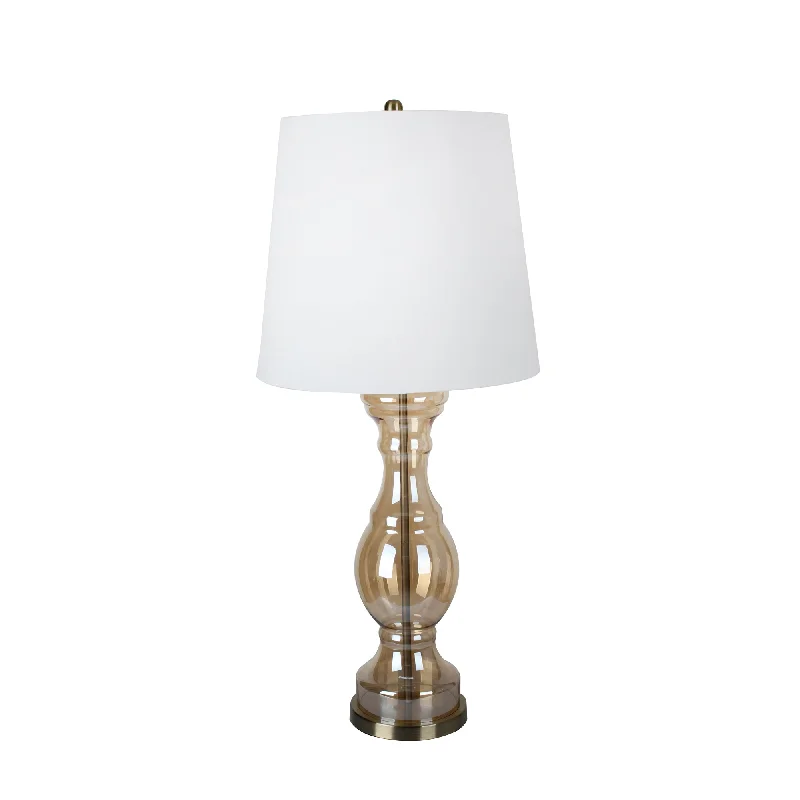 wooden table lamps with natural grain for a warm and organic feelwooden table lamps with natural grain for a warm and organic feelSagebrook Home Glass 38`` Iridescent Table Lamp