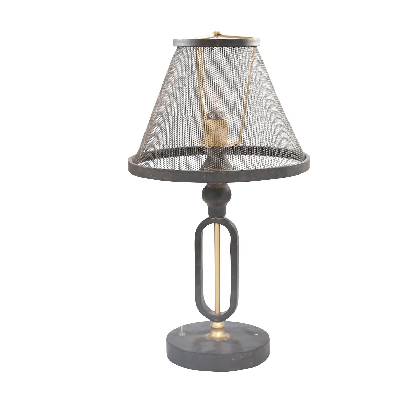 rustic farmhouse table lamps for cozy kitchensrustic farmhouse table lamps for cozy kitchensSagebrook Home Industrial Led Table Lamp W/Shade