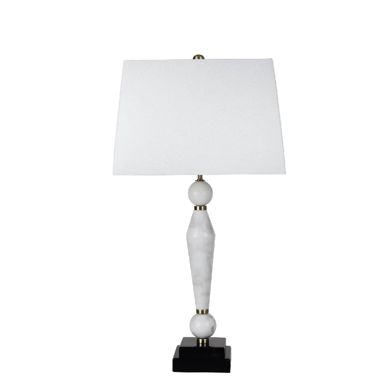art deco table lamps with geometric shapes for a retro touchart deco table lamps with geometric shapes for a retro touchSagebrook Home Marble 30`` Table Lamp, White