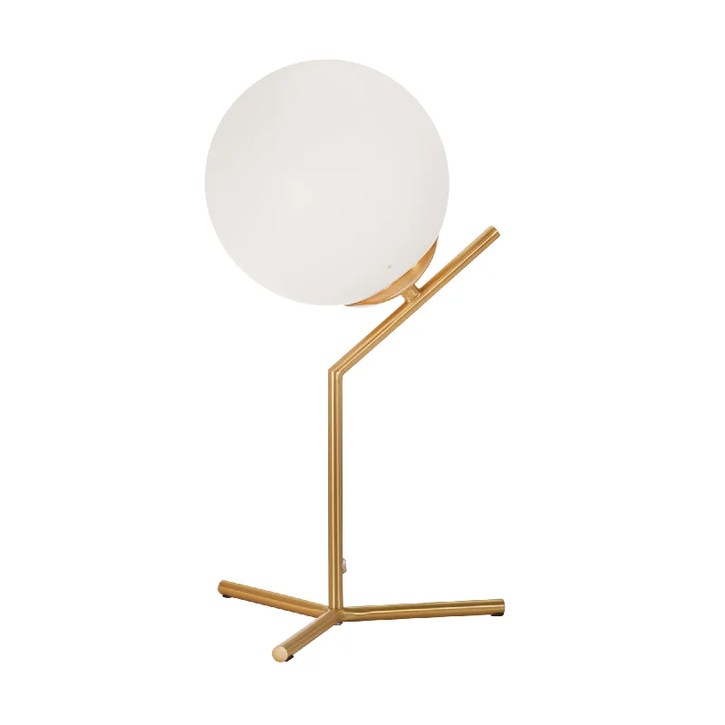 gothic style table lamps with dark finishes for a mysterious lookgothic style table lamps with dark finishes for a mysterious lookSagebrook Home Metal 22`` Glass Orb Table Lamp, White/Gold