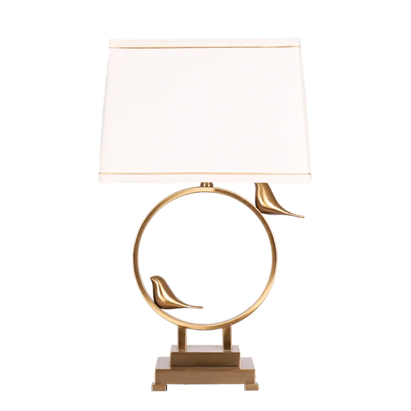 victorian style table lamps with ornate details for traditional homesvictorian style table lamps with ornate details for traditional homesSagebrook Home 50626 24" Metal Circle Table Lamp with Birds, Gold