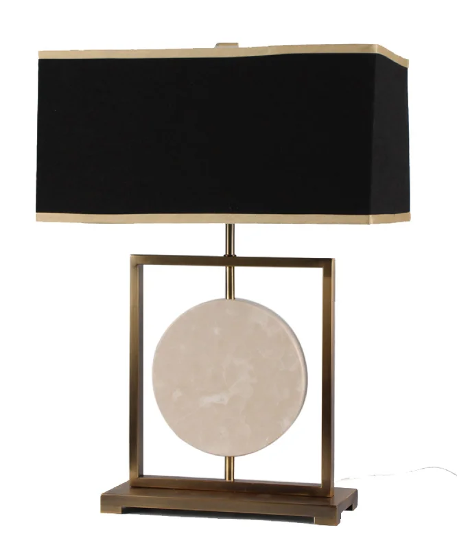 leather table lamps with a distressed texture for a rugged charmleather table lamps with a distressed texture for a rugged charmSagebrook Home Metal 24`` Table Lamp W/Marble Disk, Gold