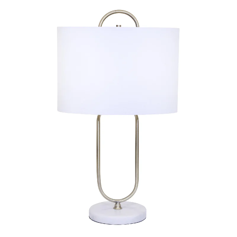 crystal table lamps with dazzling prisms for a glamorous effectcrystal table lamps with dazzling prisms for a glamorous effectSagebrook Home Metal 26`` Paper Clip Table Lamp On Marble Base, Go